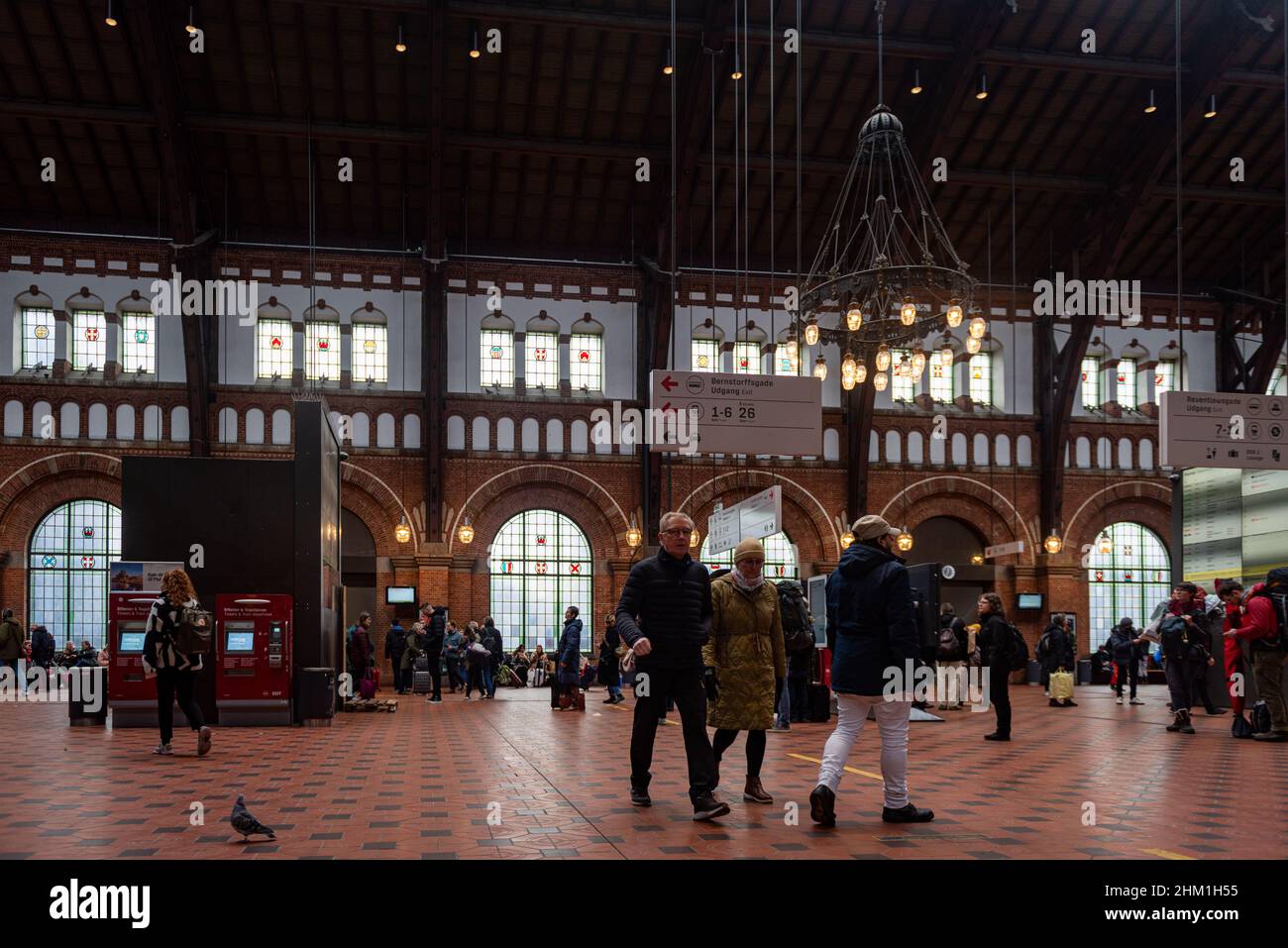Central Train station in Copenhagen Denmark Stock Photo Alamy