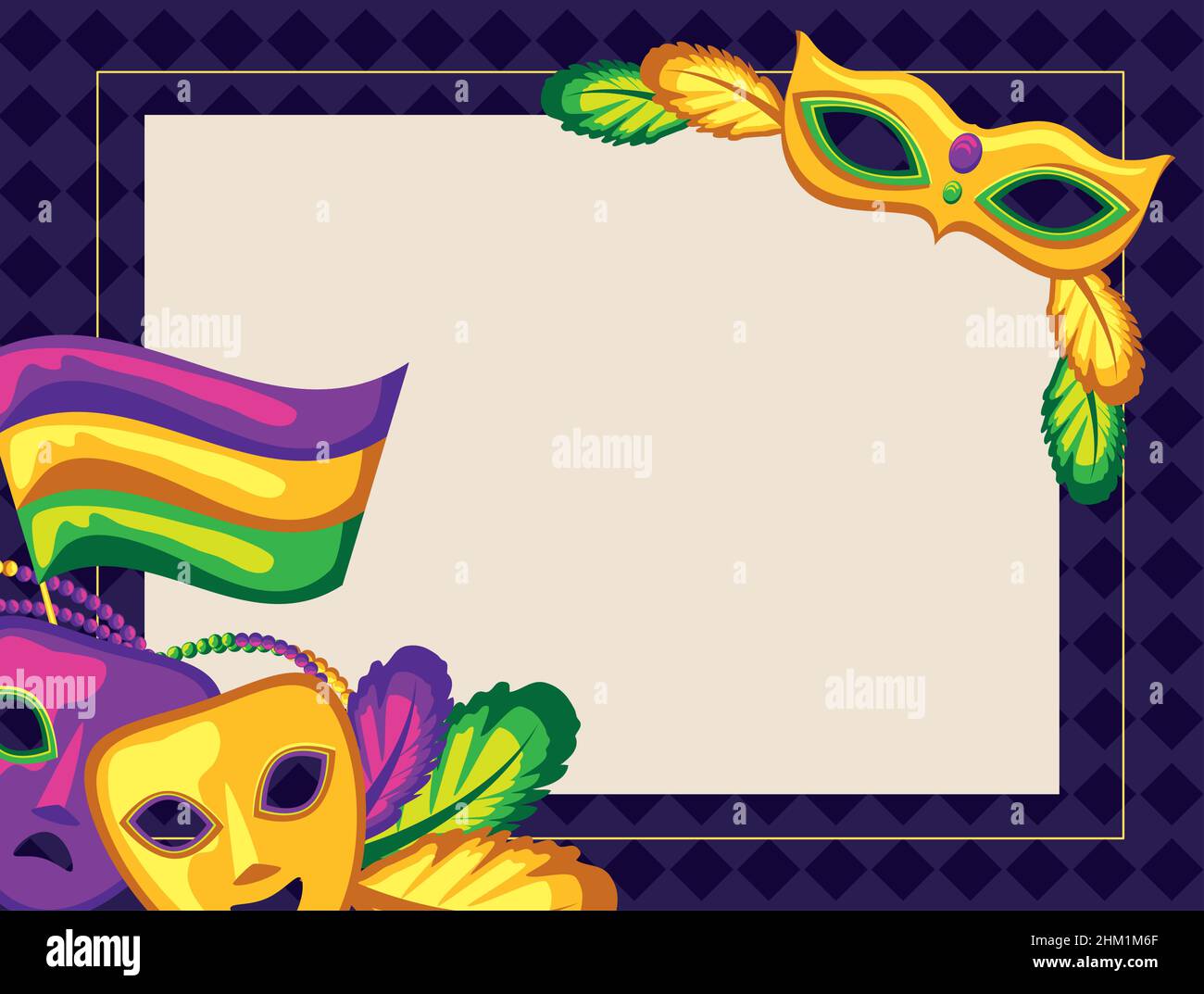 mardi gras blank tuesday