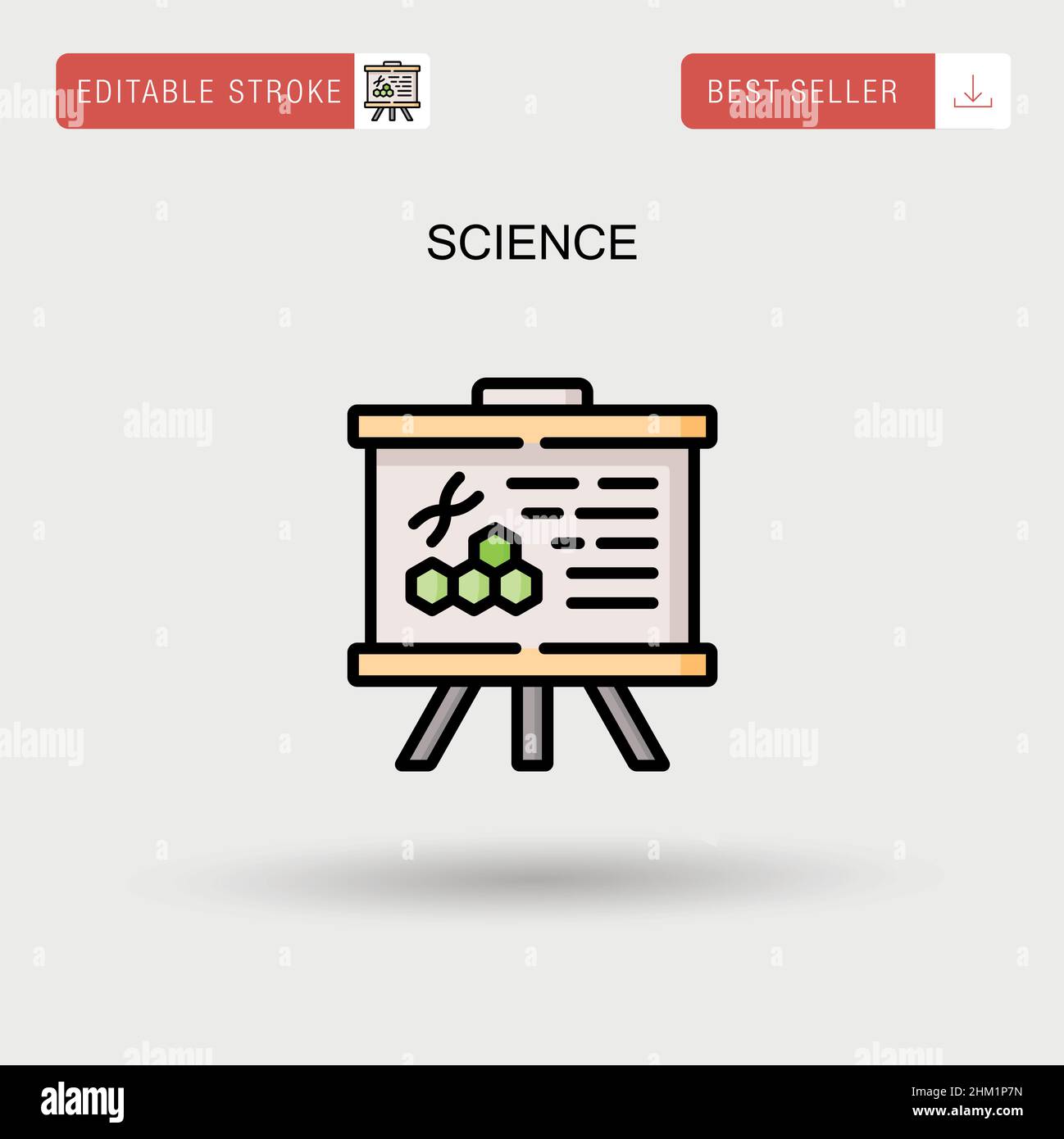 Science Simple vector icon Stock Vector Image & Art - Alamy
