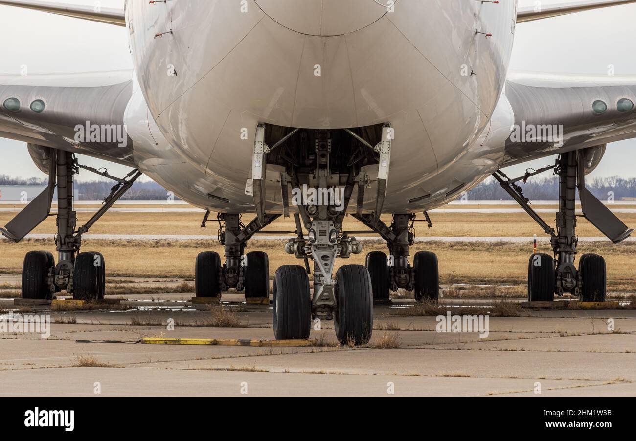 Chassis of an airplane Stock Photo Alamy