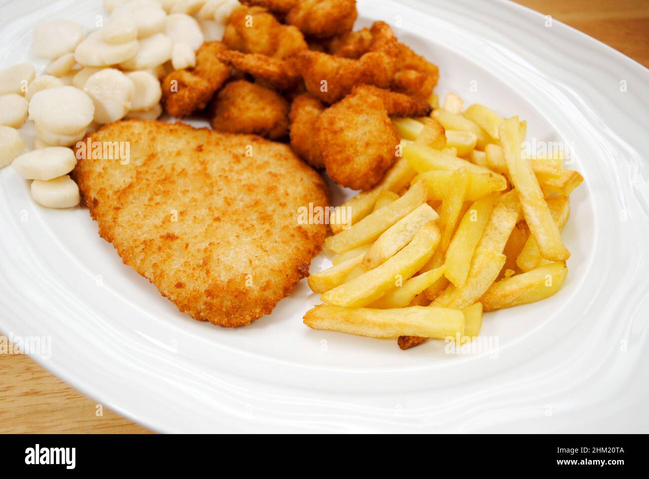 A Large Fisherman's Platter Dish Stock Photo