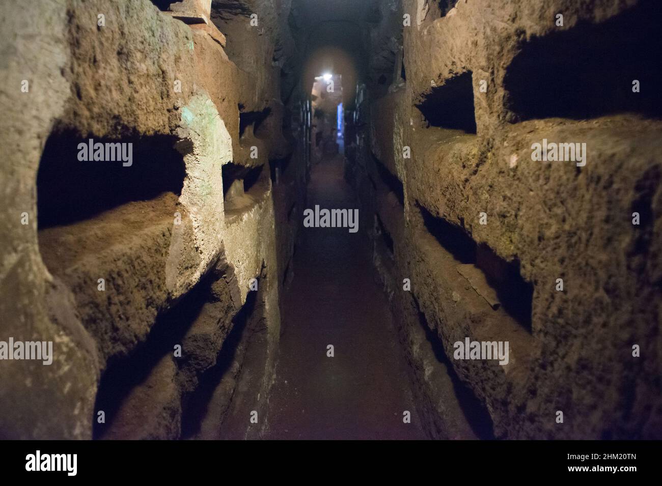 Rome, Italy 16/11/2015: Domitilla Catacomb. © Andrea Sabbadini Stock Photo