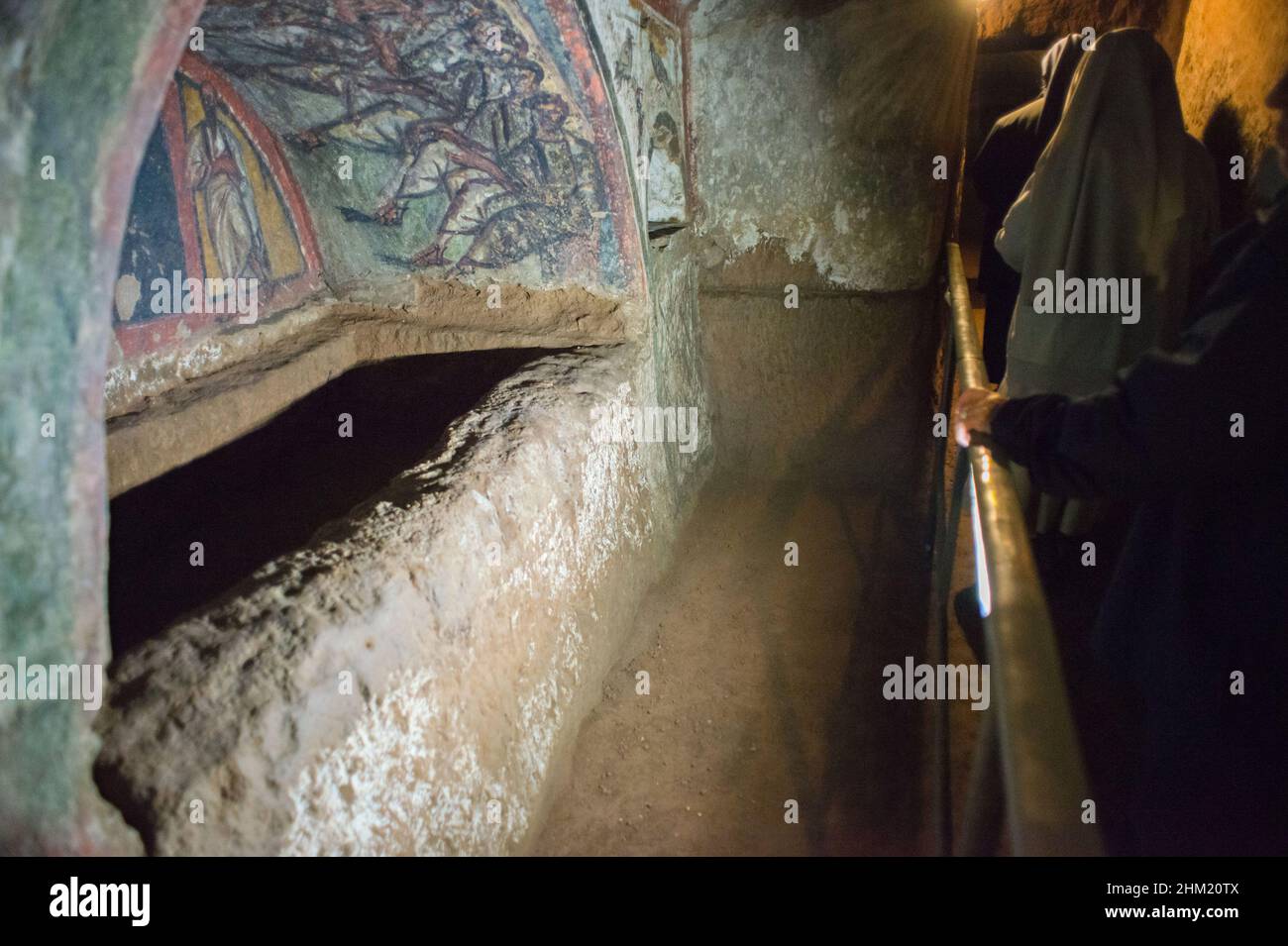 Domitilla catacomb hi-res stock photography and images - Alamy