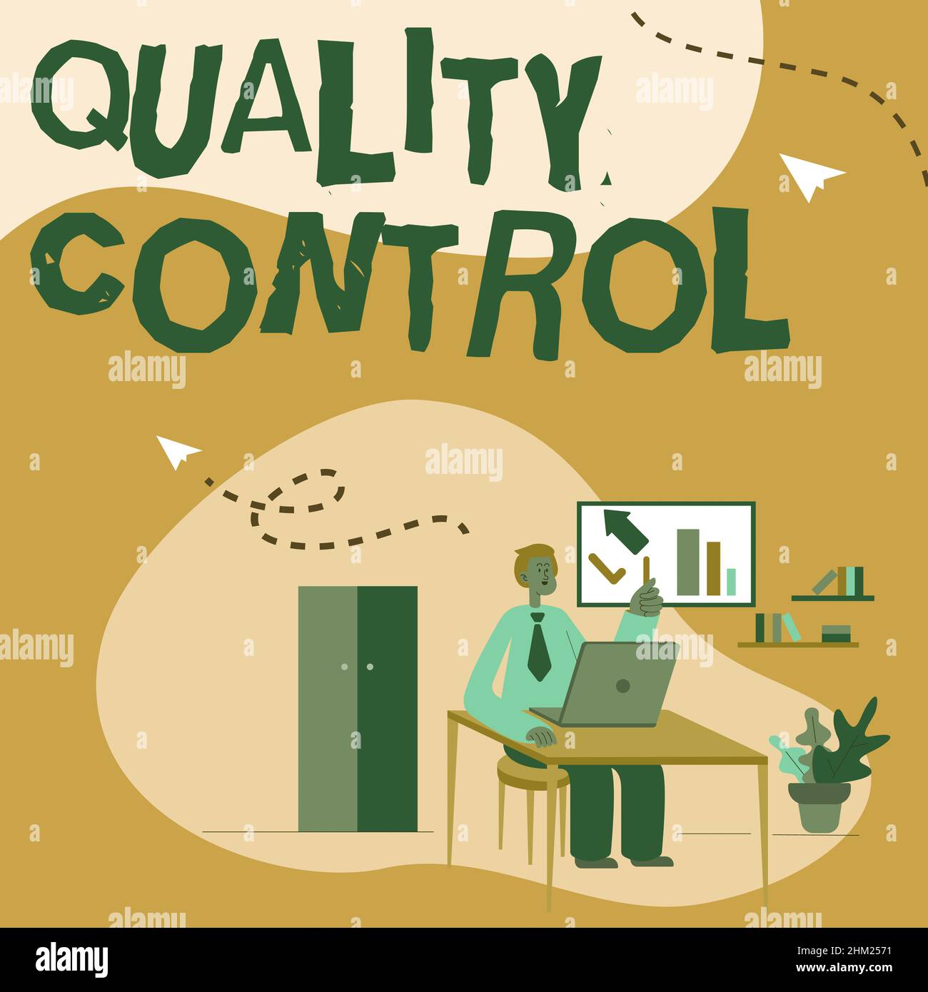 Text sign showing Quality Control. Business idea insure that product or ...