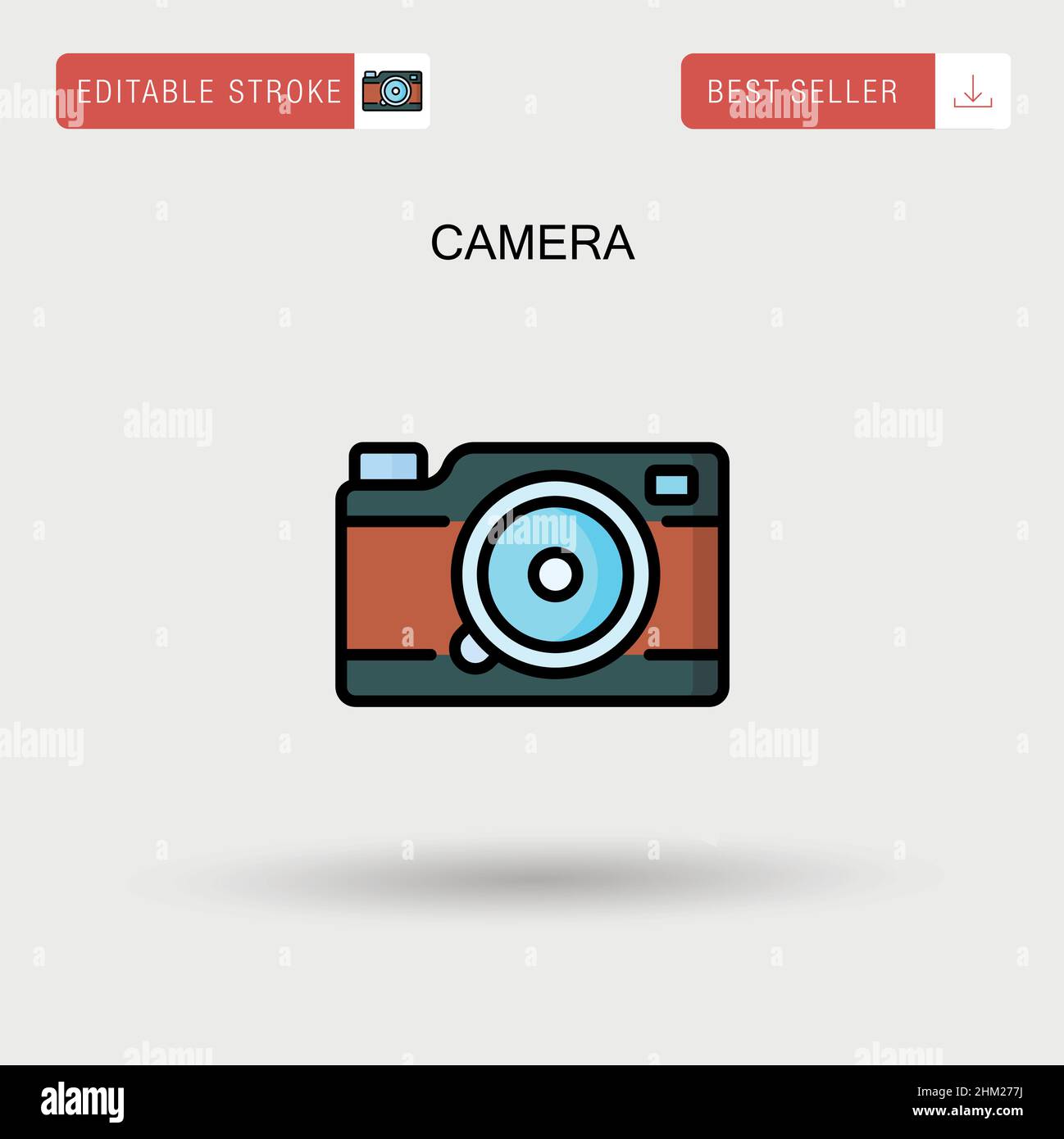 Camera Simple vector icon Stock Vector Image & Art - Alamy
