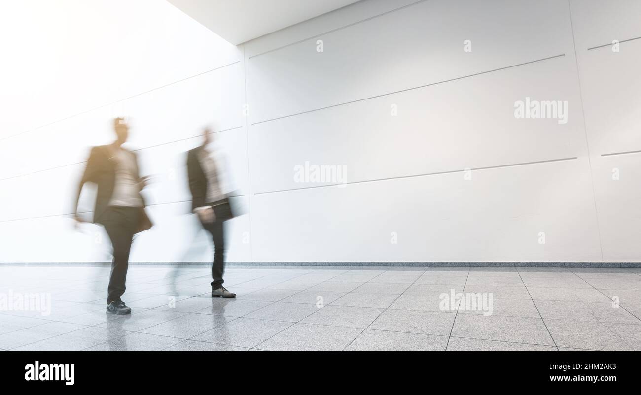 business people at a business hall Stock Photo