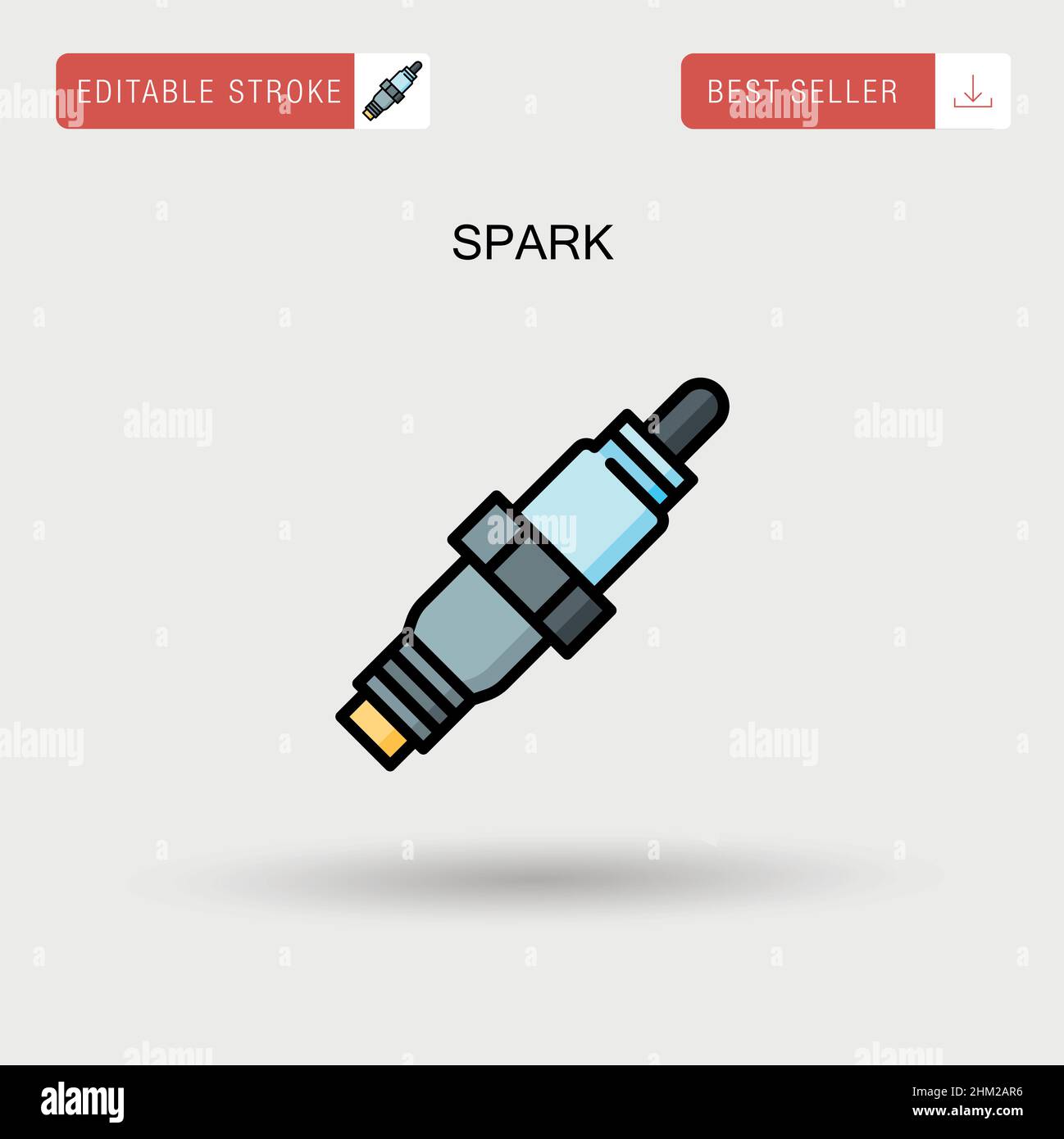 Spark Simple vector icon Stock Vector Image & Art - Alamy