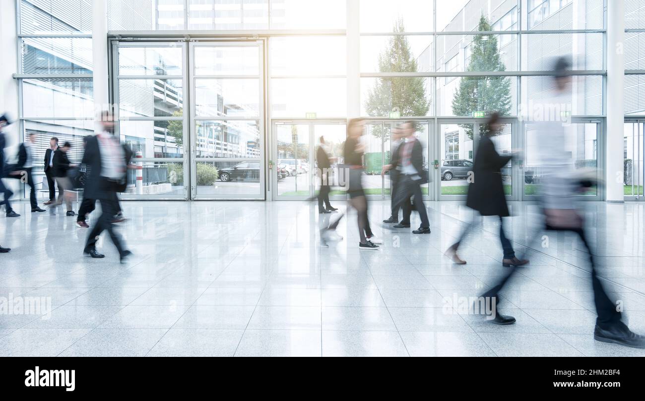 Business people blurred hi-res stock photography and images - Alamy