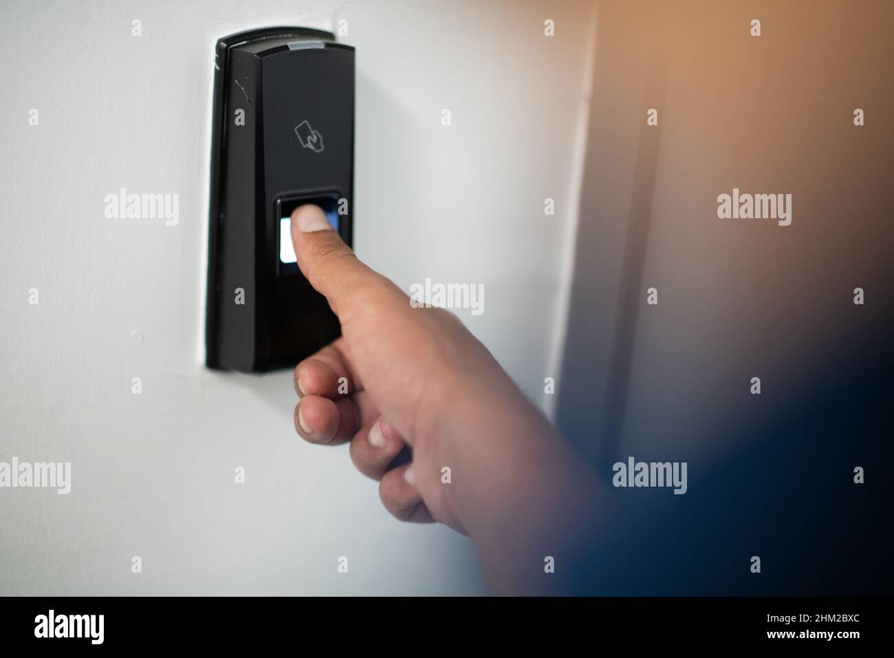 Finger print for enter security system hi-res stock photography and ...