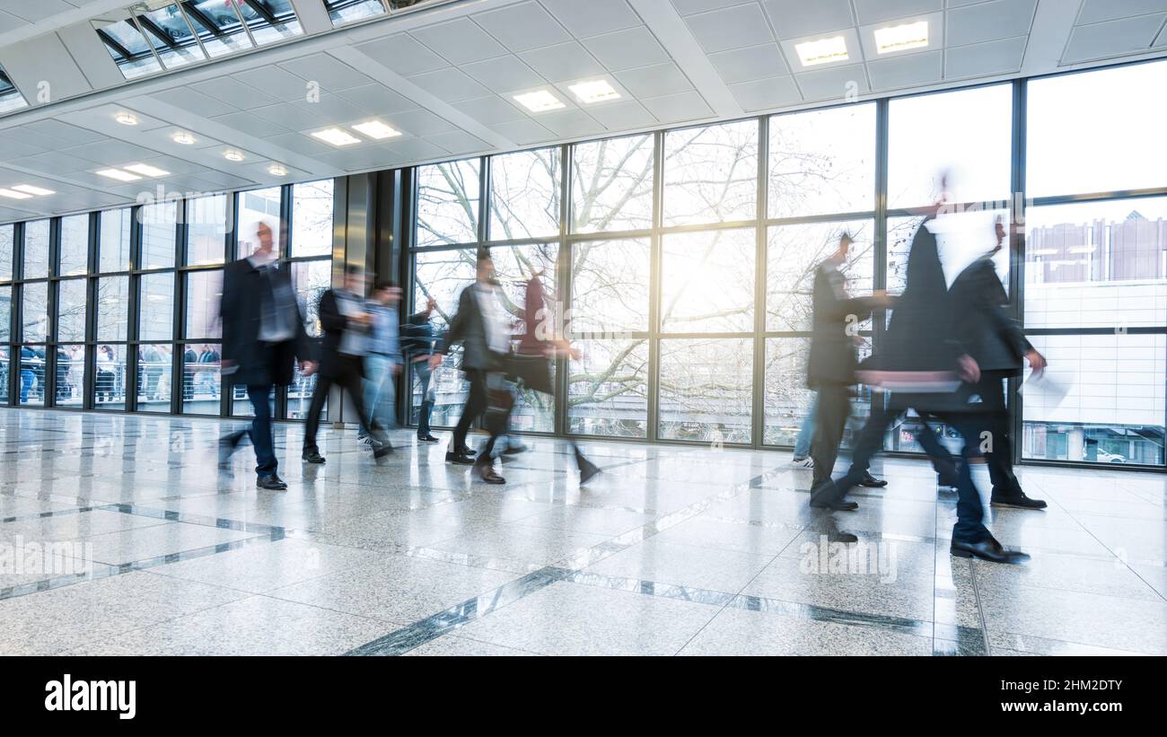 blurred Business People Walking - Abstract concept Image Stock Photo ...