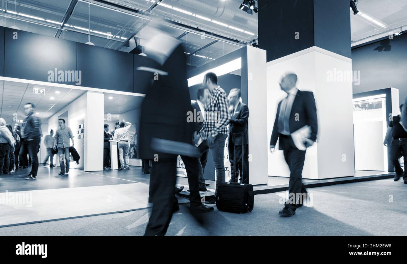 Cyber Trade Show Stock Photo