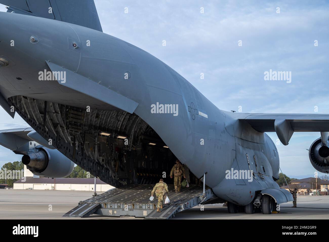 U.S. Air Force Airmen from Pope Army Airfield, North Carolina, and U.S