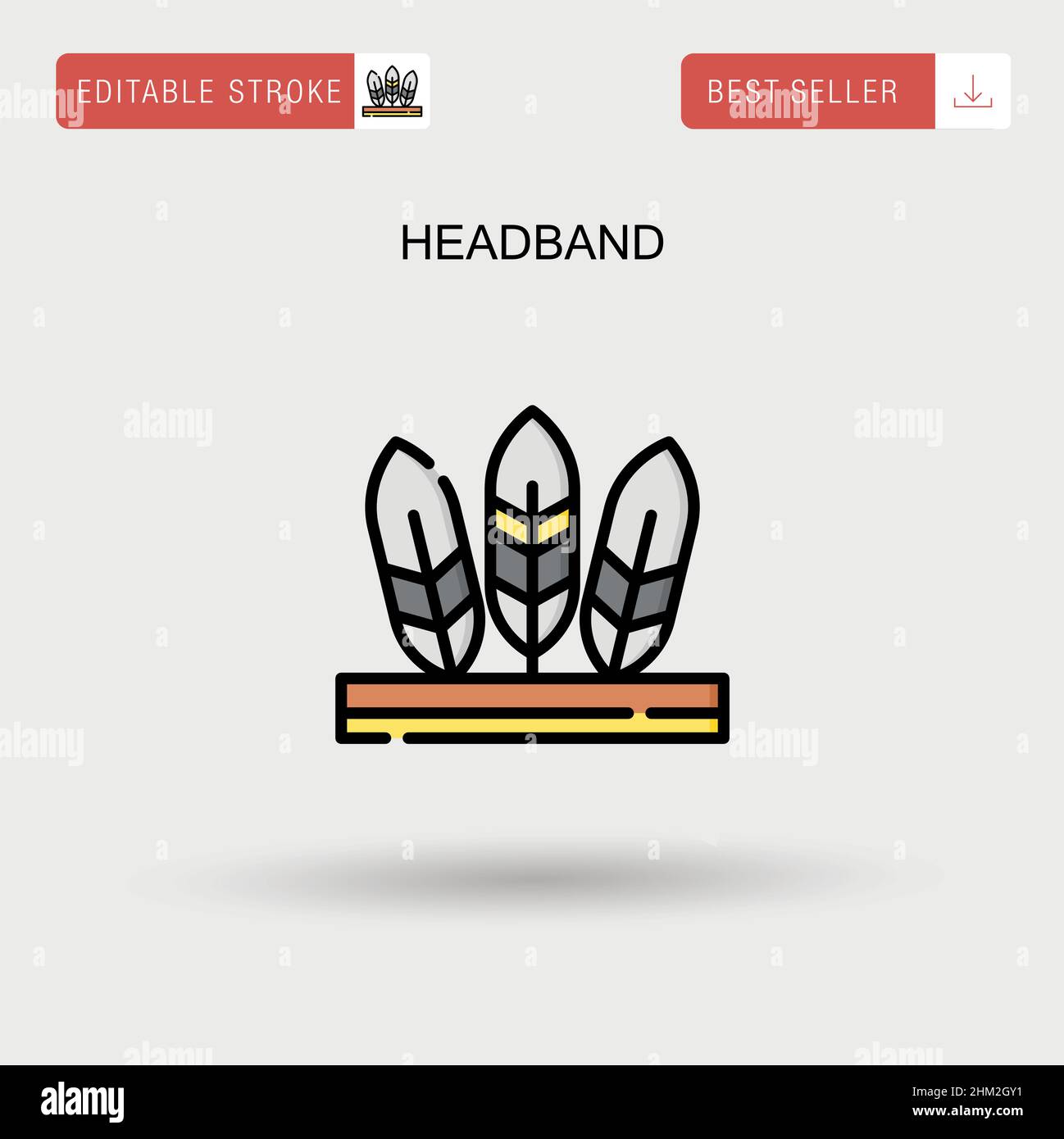 Headband Stock Vector Images - Alamy