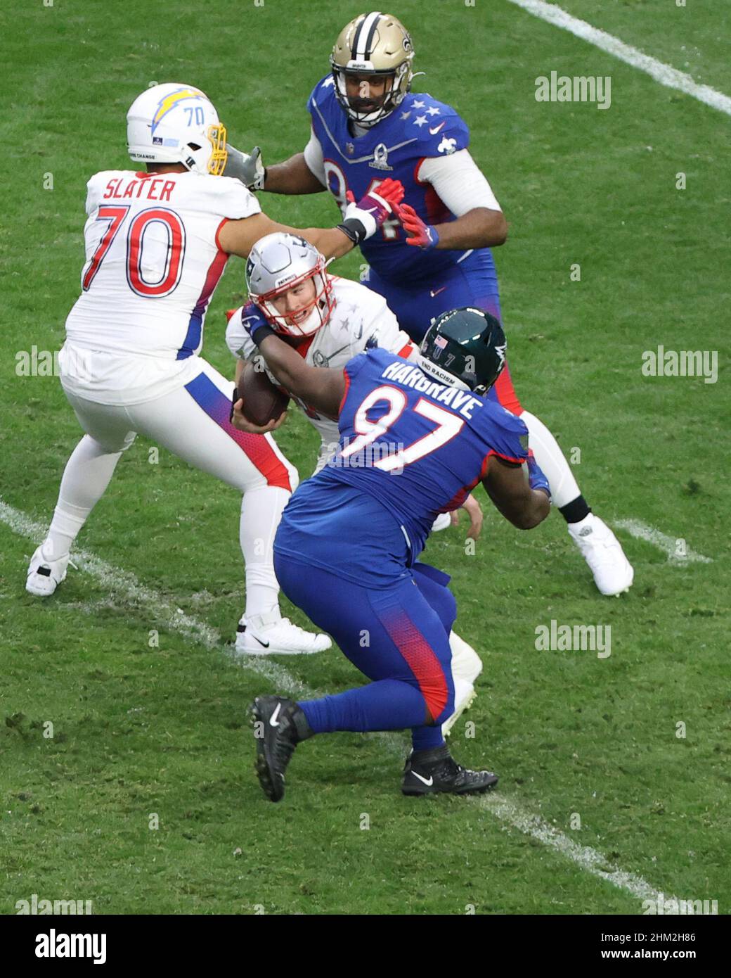 February 6, 2022: Allegiant Stadium during the NFL Pro Bowl game at Allegiant  Stadium in Las Vegas, Nevada. Darren Lee/CSM Stock Photo - Alamy