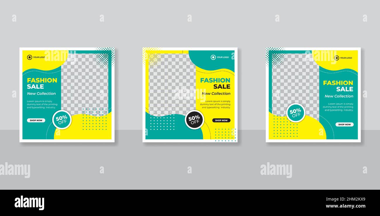 Editable template post for social media ad. web banner ads for ...