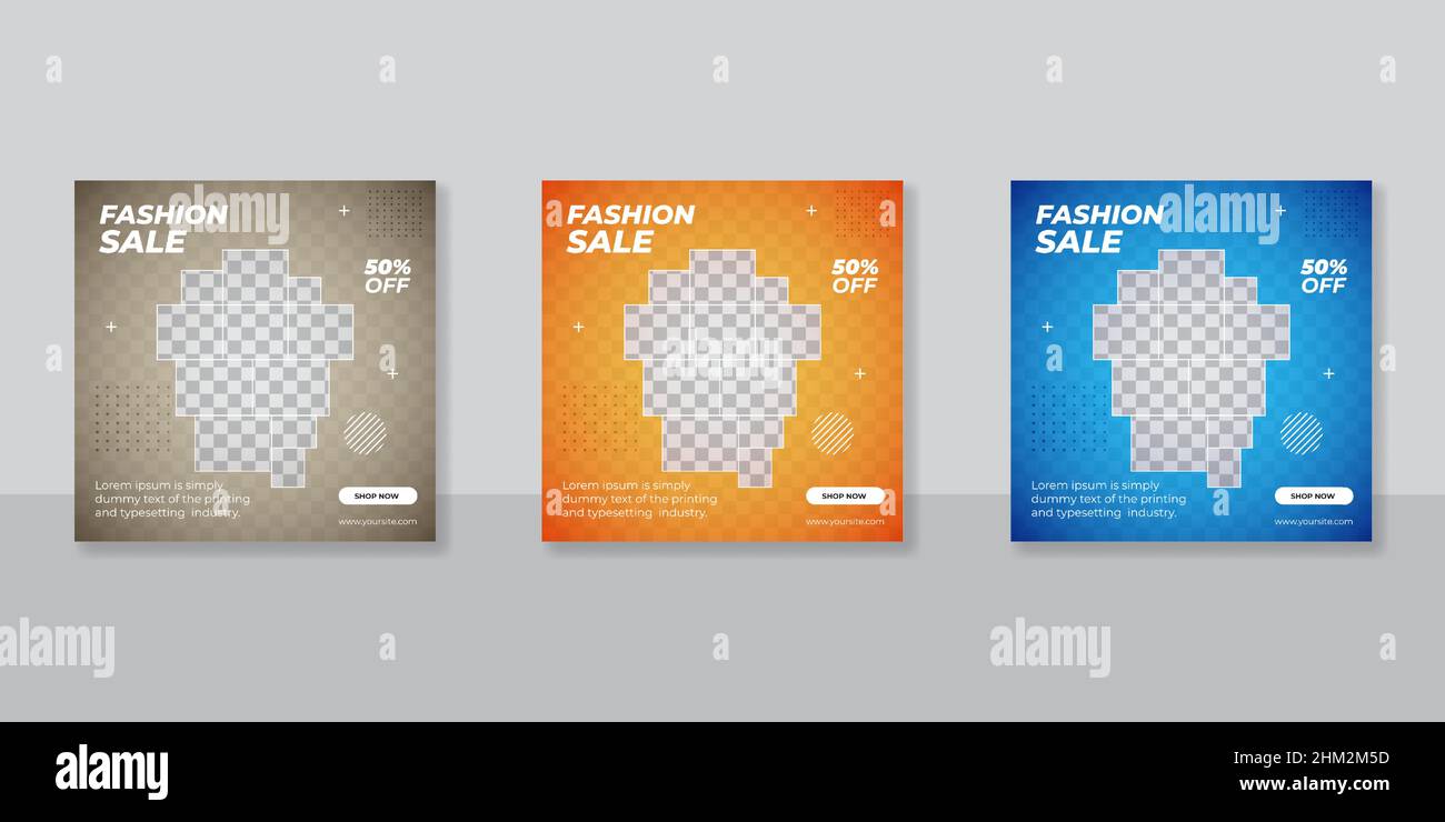 Editable template post for social media ad. web banner ads for ...