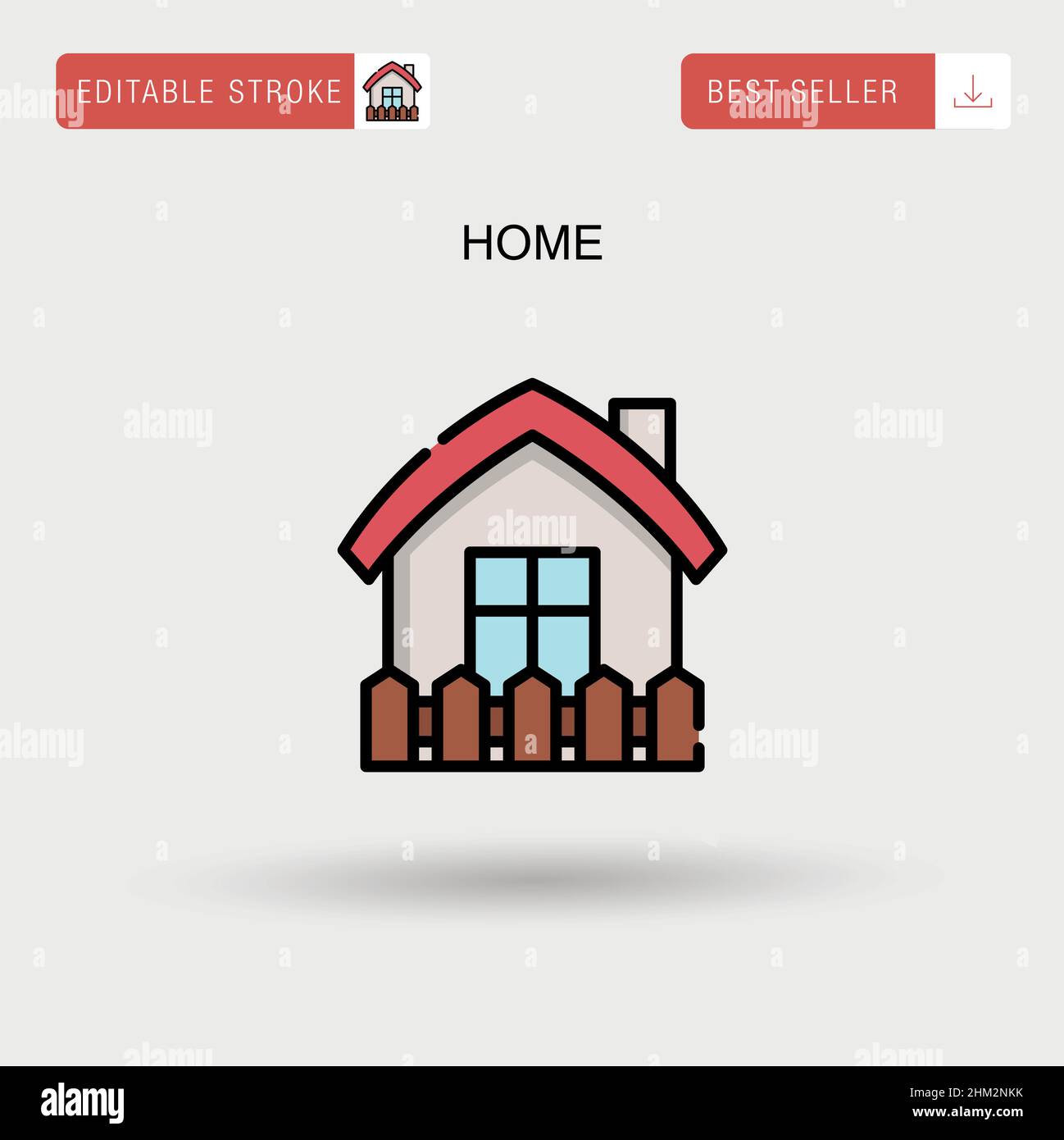 Home Simple vector icon Stock Vector Image & Art - Alamy