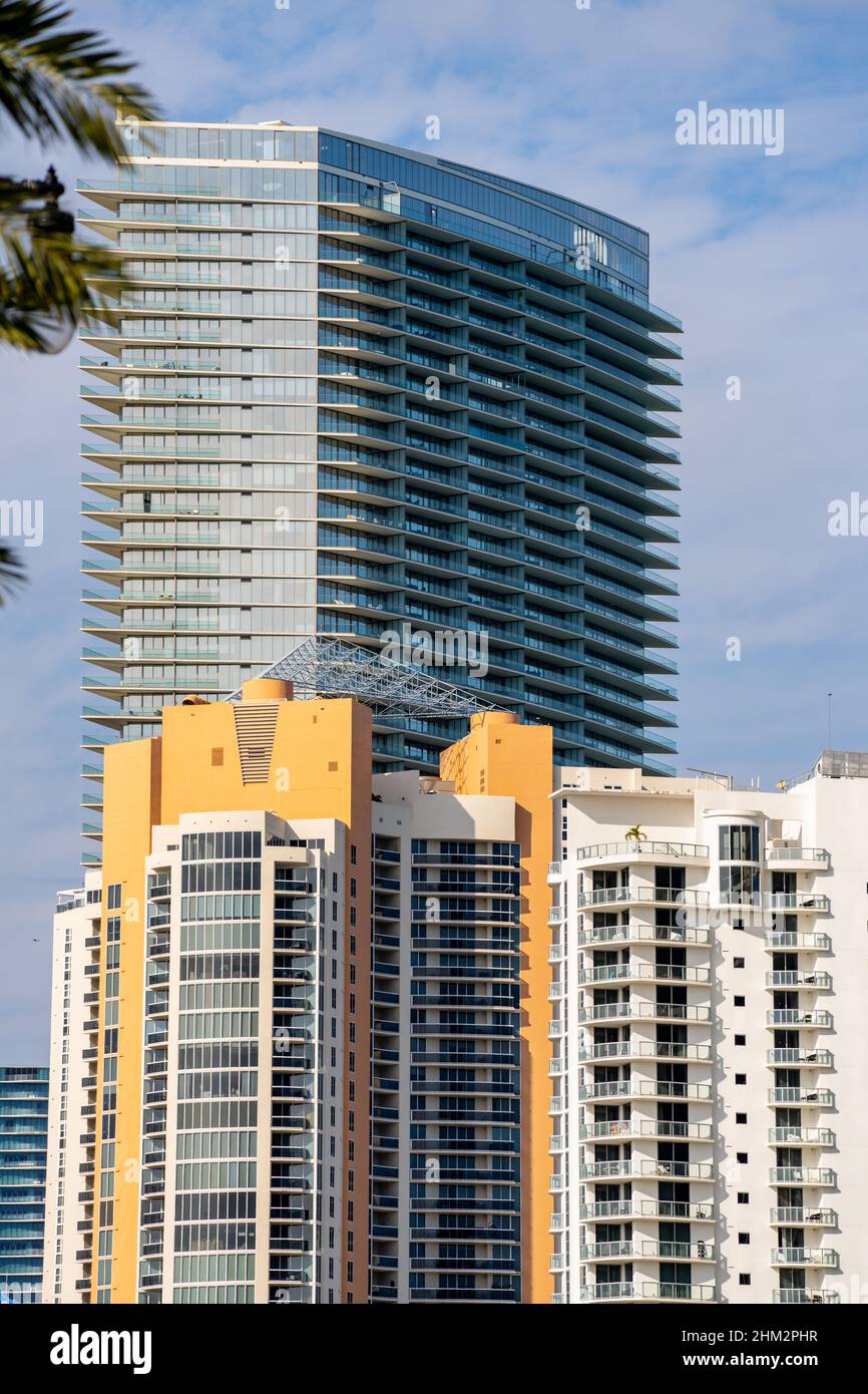 Sunny Isles Beach, FL, USA February 5, 2022 Photo of Residences by