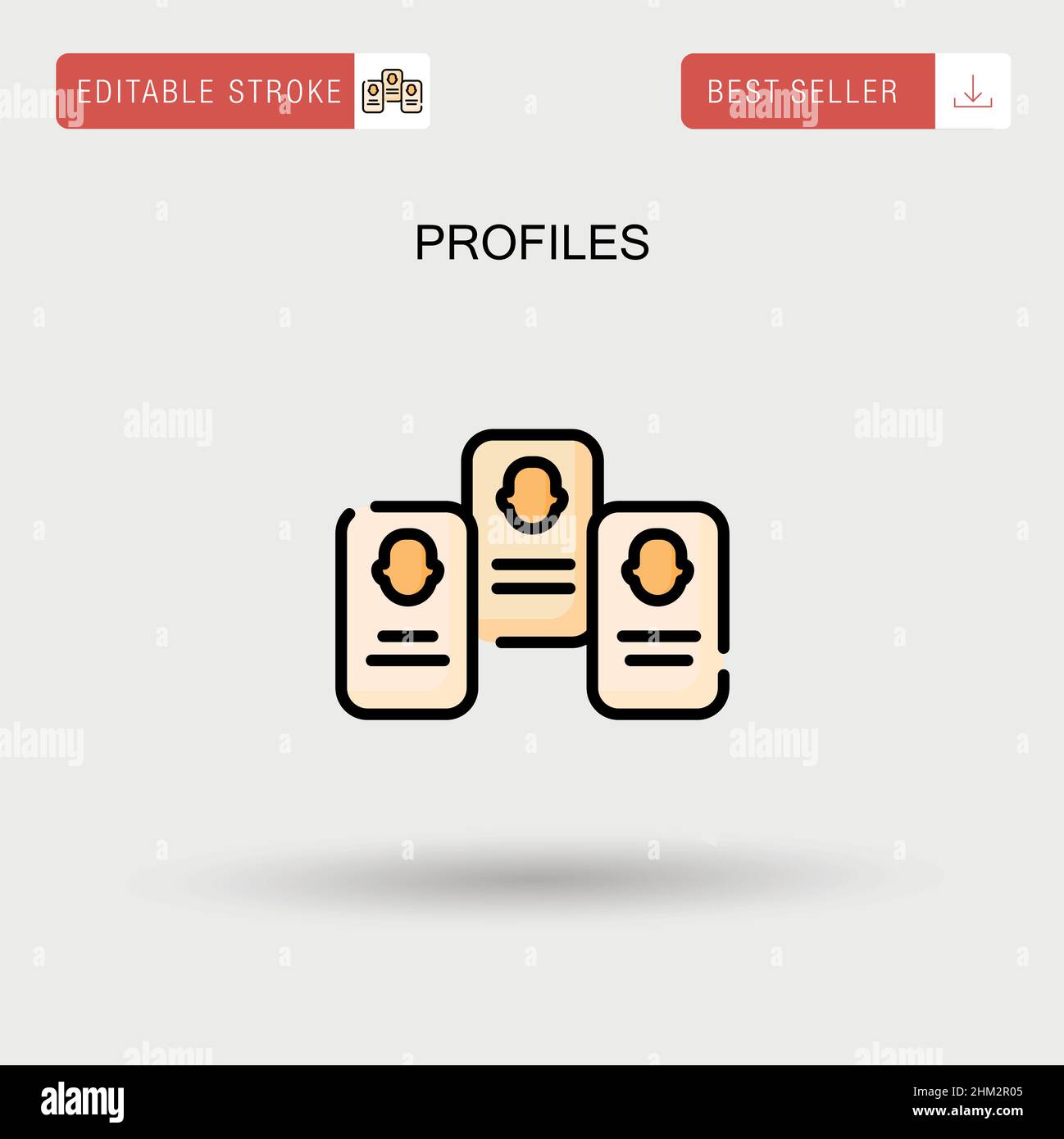 Modern profiles Stock Vector Images Alamy