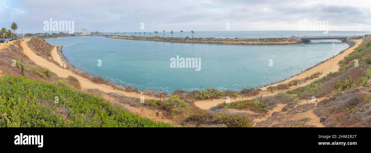Agua Hedionda Lagoon at Carlsbad, San Diego, California Stock Photo - Alamy