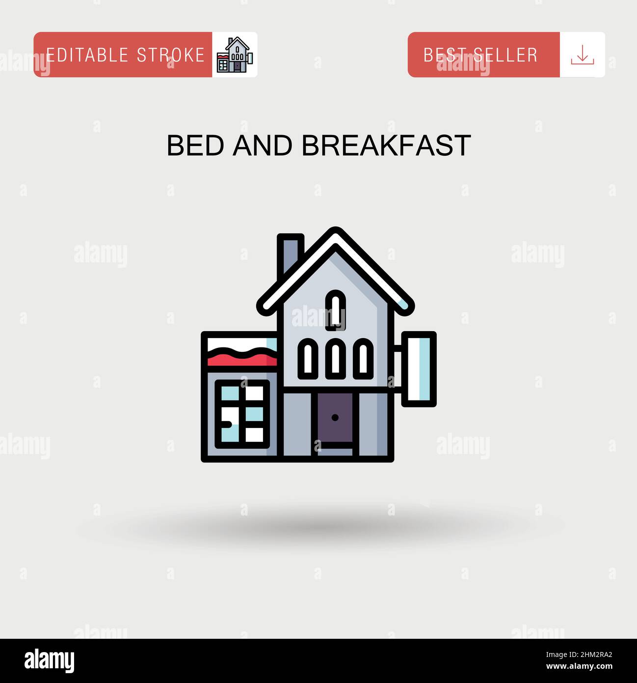 Bed And Breakfast Icon