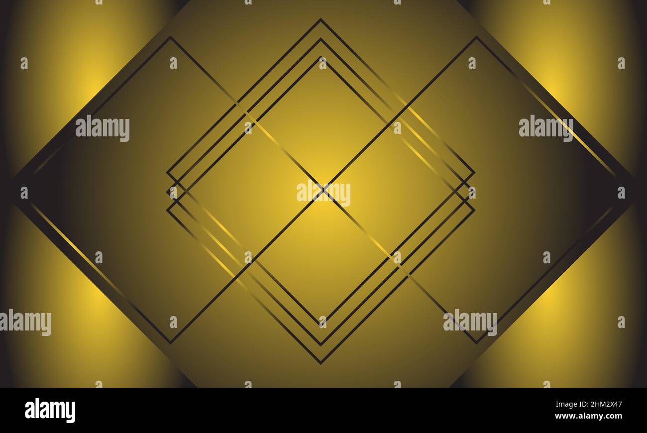 Luxury golden light abstract background Stock Vector