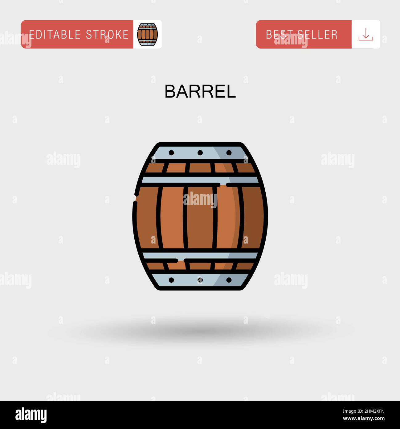 Barrel Simple vector icon Stock Vector Image & Art - Alamy