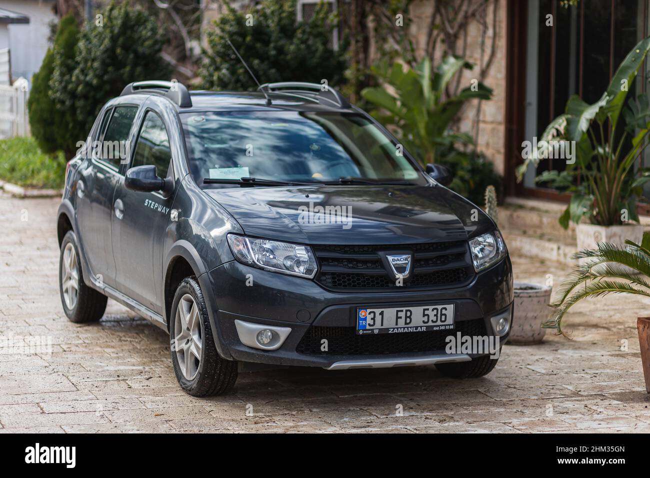 New Dacia Sandero Stepway car showcased at the Brussels Autosalon European  Motor Show. Brussels, Belgium - January 13, 2023 Stock Photo - Alamy