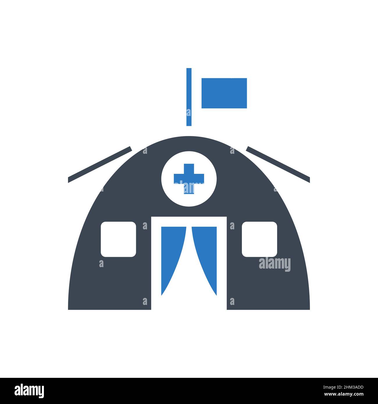 Medical tent related vector glyph icon Stock Vector Image & Art - Alamy
