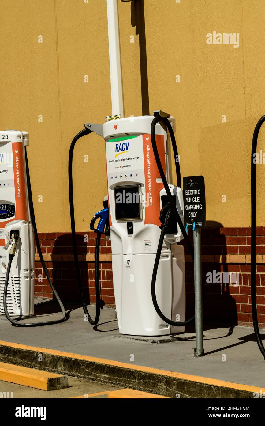 Electric Vehicle Charging Point in the City of Ballarat Victoria