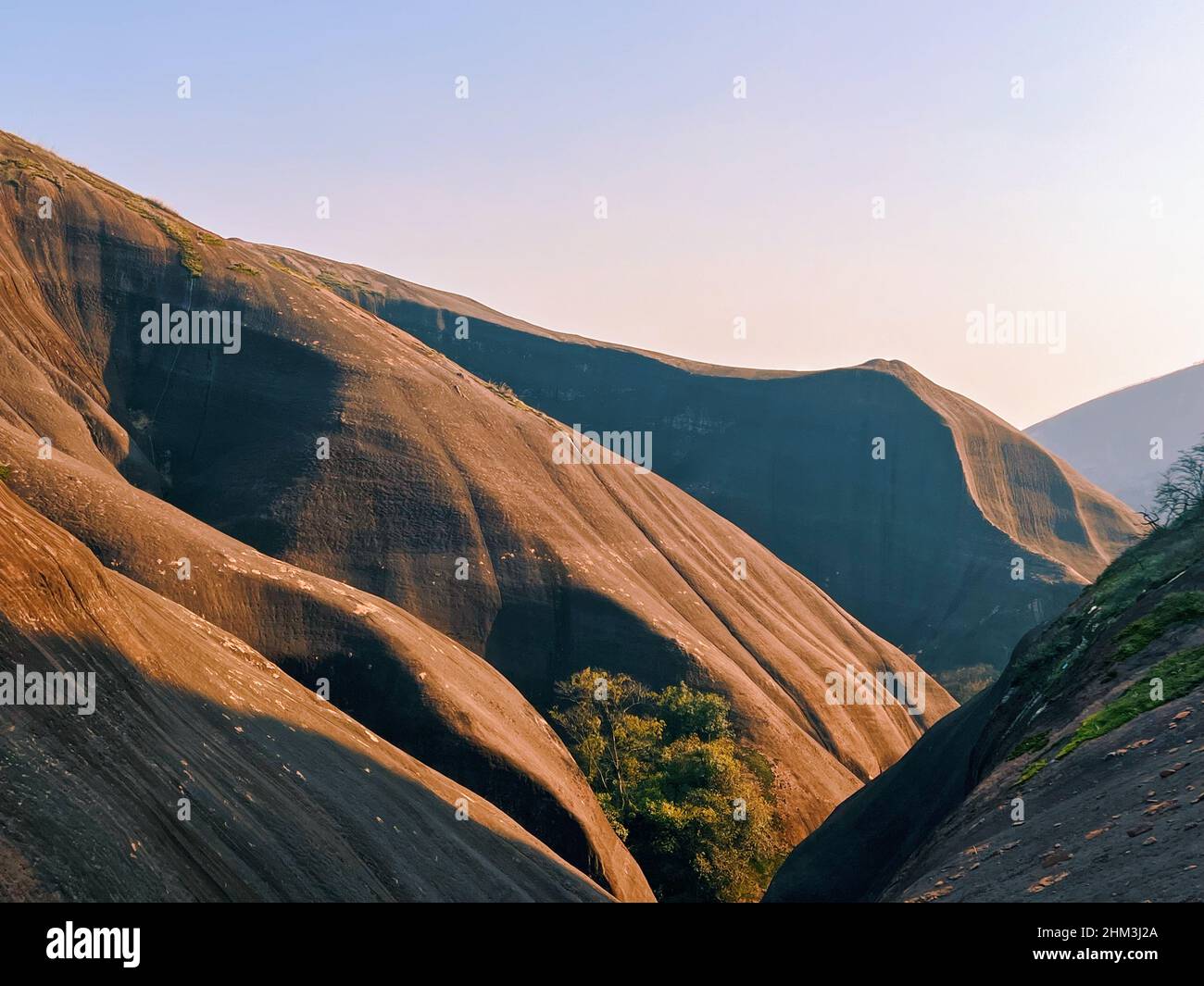 Large Brown Ridge Beautiful view brown big mountains with deep gorges Stock Photo - Alamy