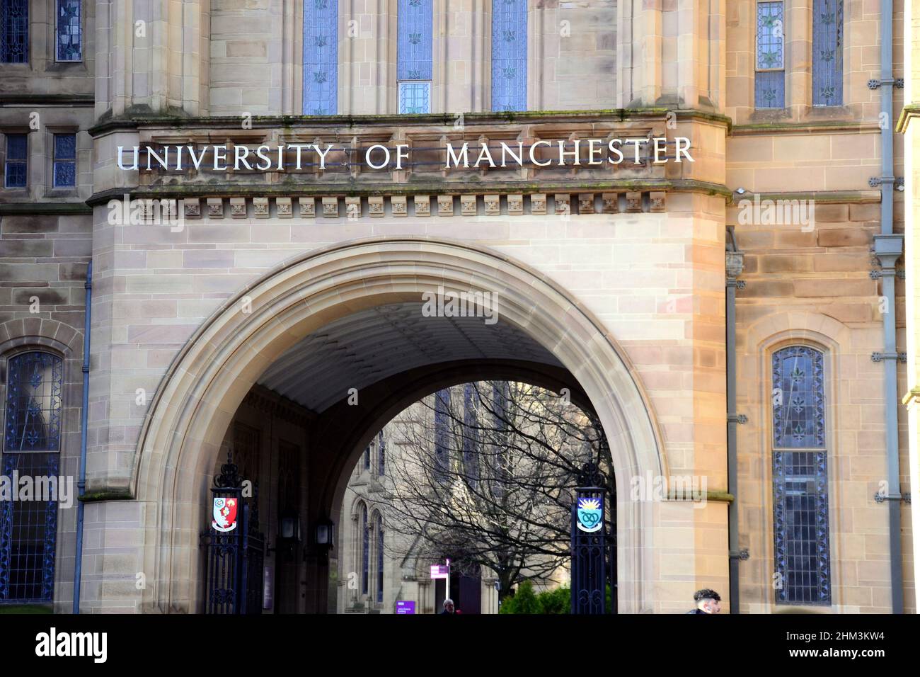 Whitworth Hall at the University of Manchester, Manchester, England, United Kingdom, British Isles Stock Photo
