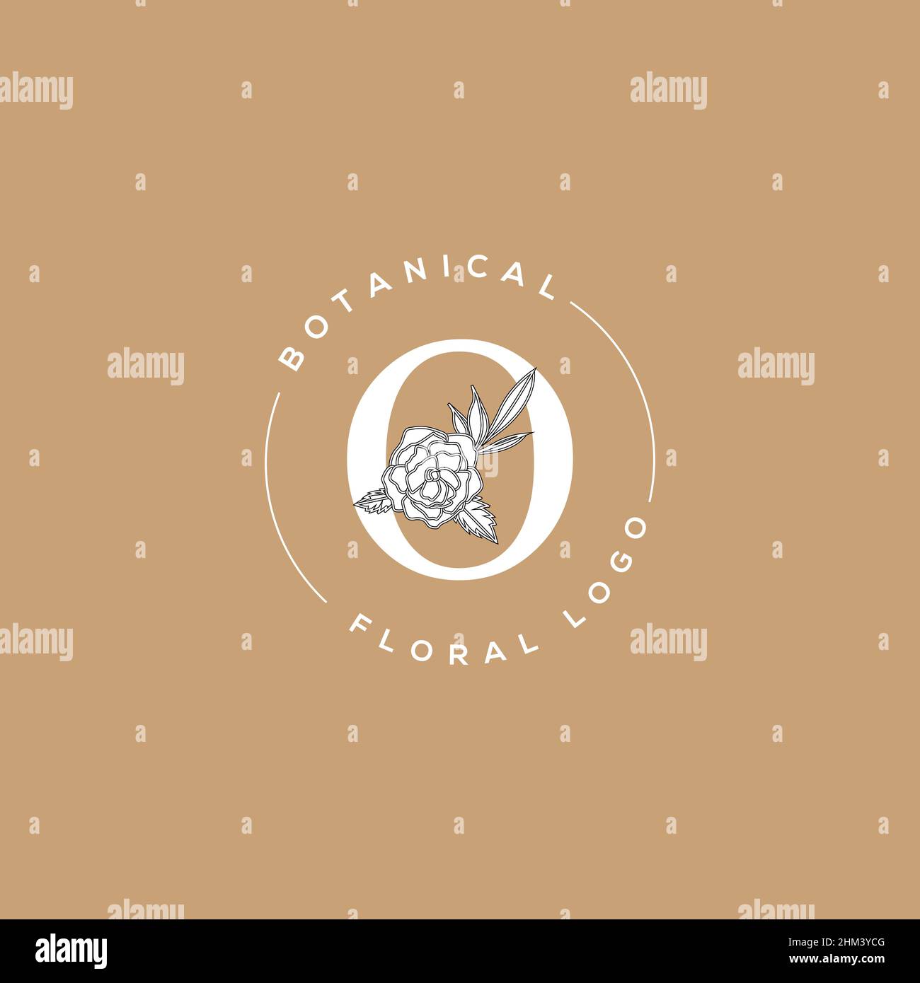 Initial O letter luxury beauty flourishes ornament monogram logo Stock ...