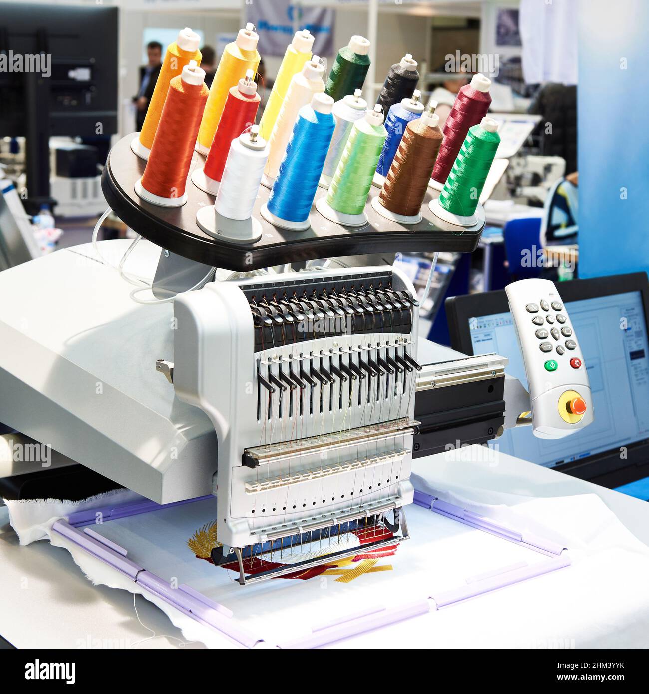 Embroidery machine hi-res stock photography and images - Alamy