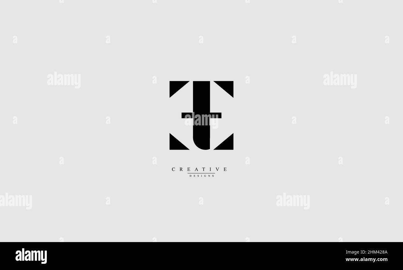 Abstract letter shape Stock Vector Images - Alamy