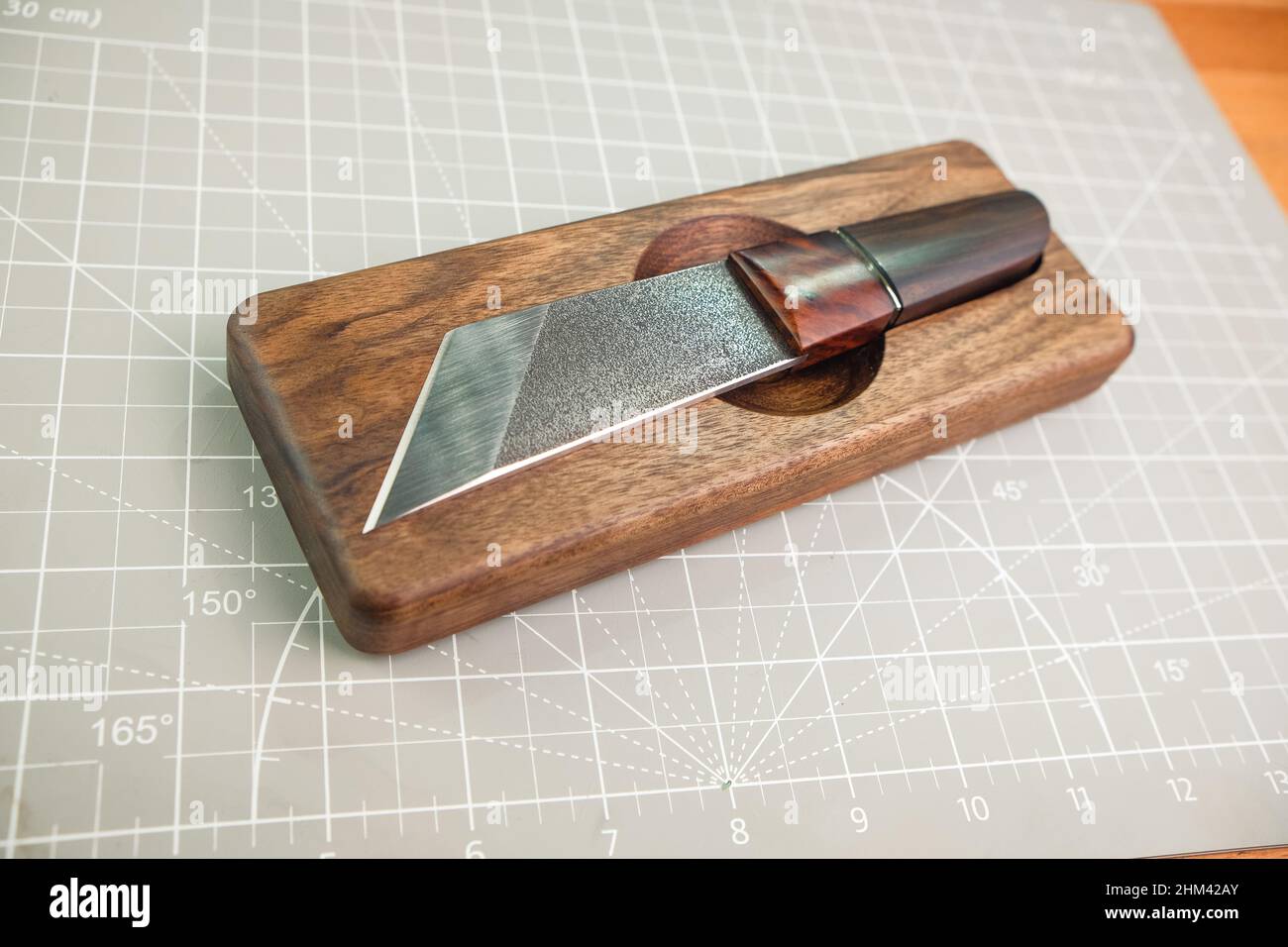 Tanner tools. Skiving knifes. Stock Photo