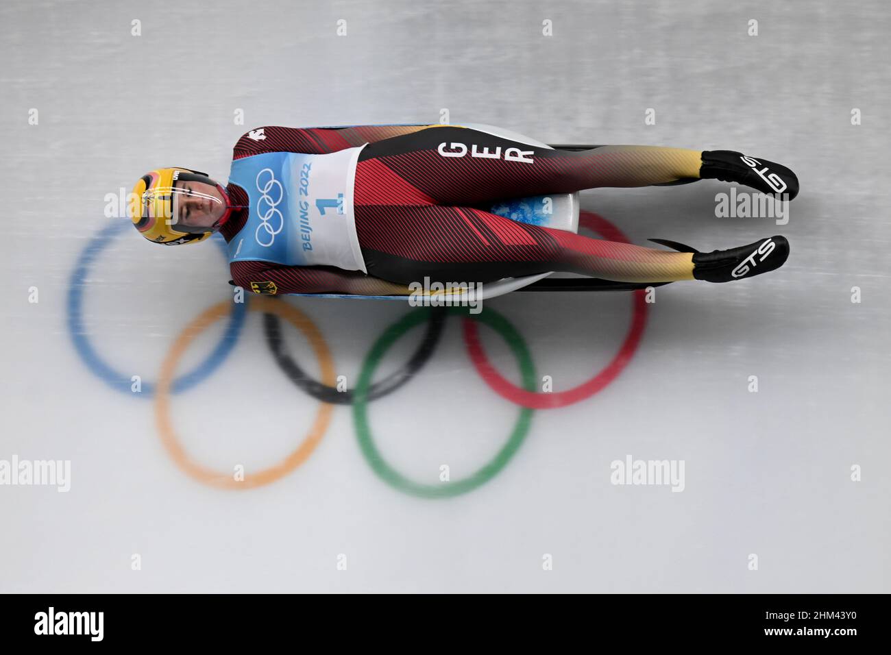 Yanqing, China. 07th Feb, 2022. Olympics, luge, single, women, 1st run ...