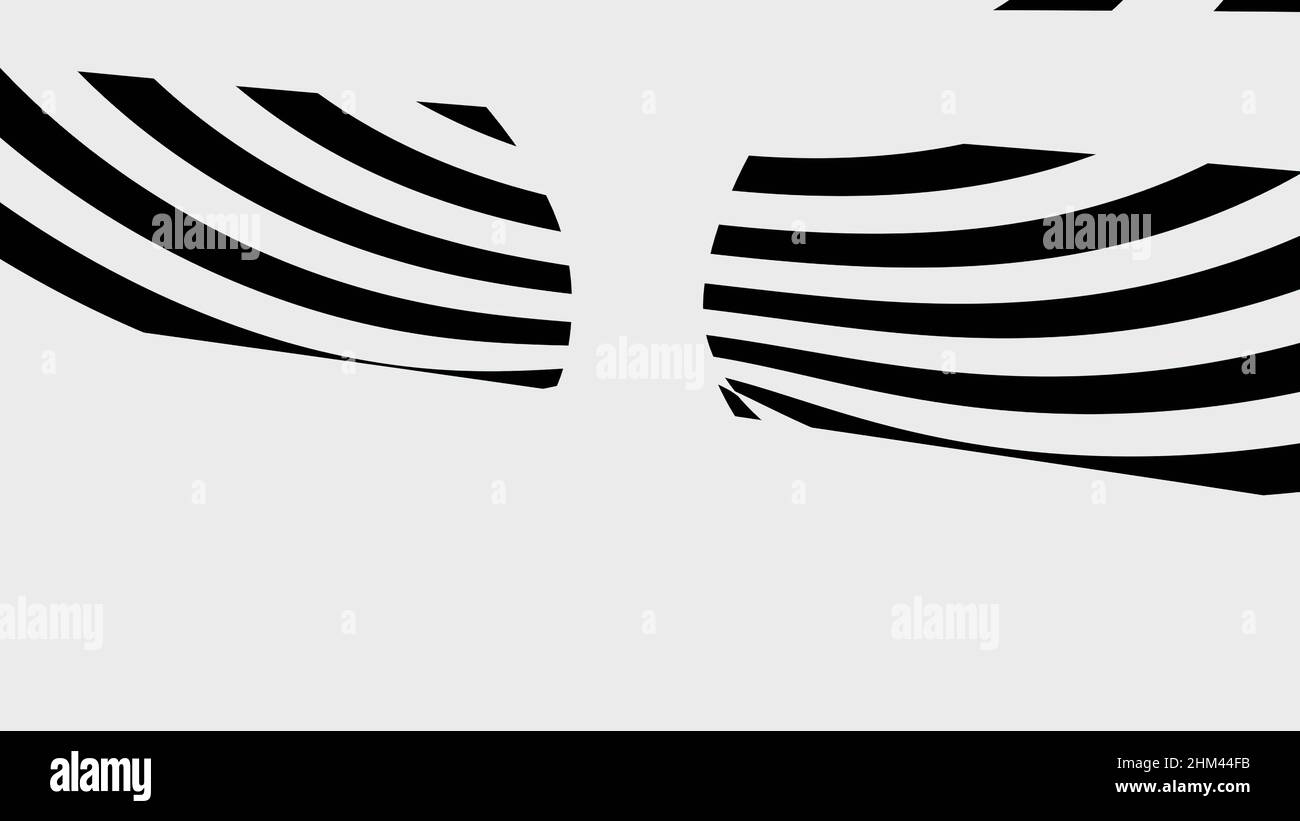 3d illustration - abstract black and white background with lines Stock ...