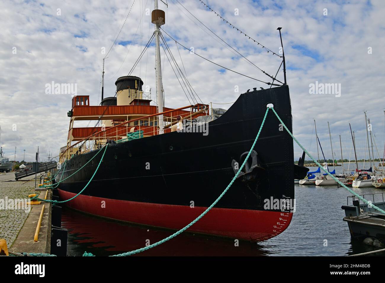Originally built in 1914 the steam powered Icebreaker Suur Tõll, now a