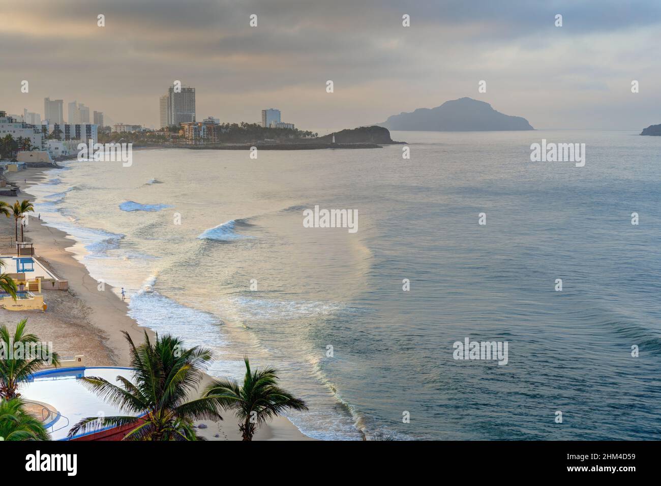 Beach in Mazatlan, Mexico Stock Photo Alamy