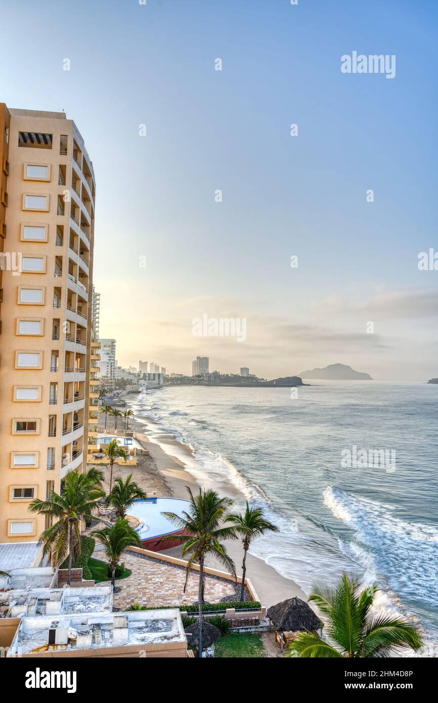 Beach in Mazatlan, Mexico Stock Photo Alamy