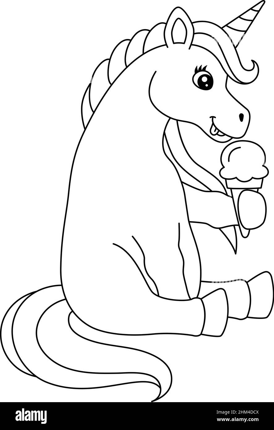 870  Unicorn Ice Cream Coloring Pages  Latest