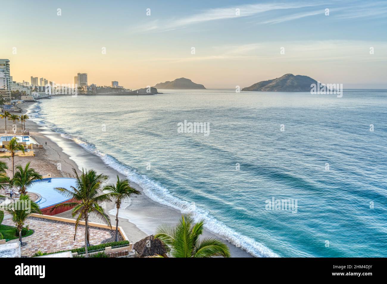 Beach in Mazatlan, Mexico Stock Photo Alamy