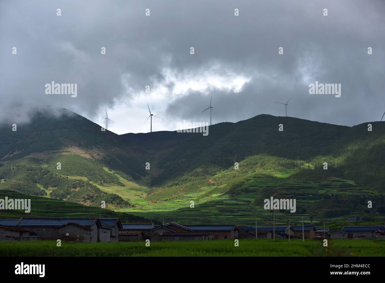 Daliang mountains light Stock Photo Alamy