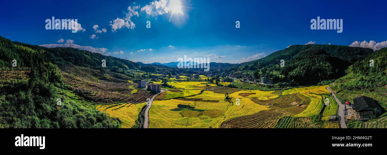 The golden valley Stock Photo - Alamy