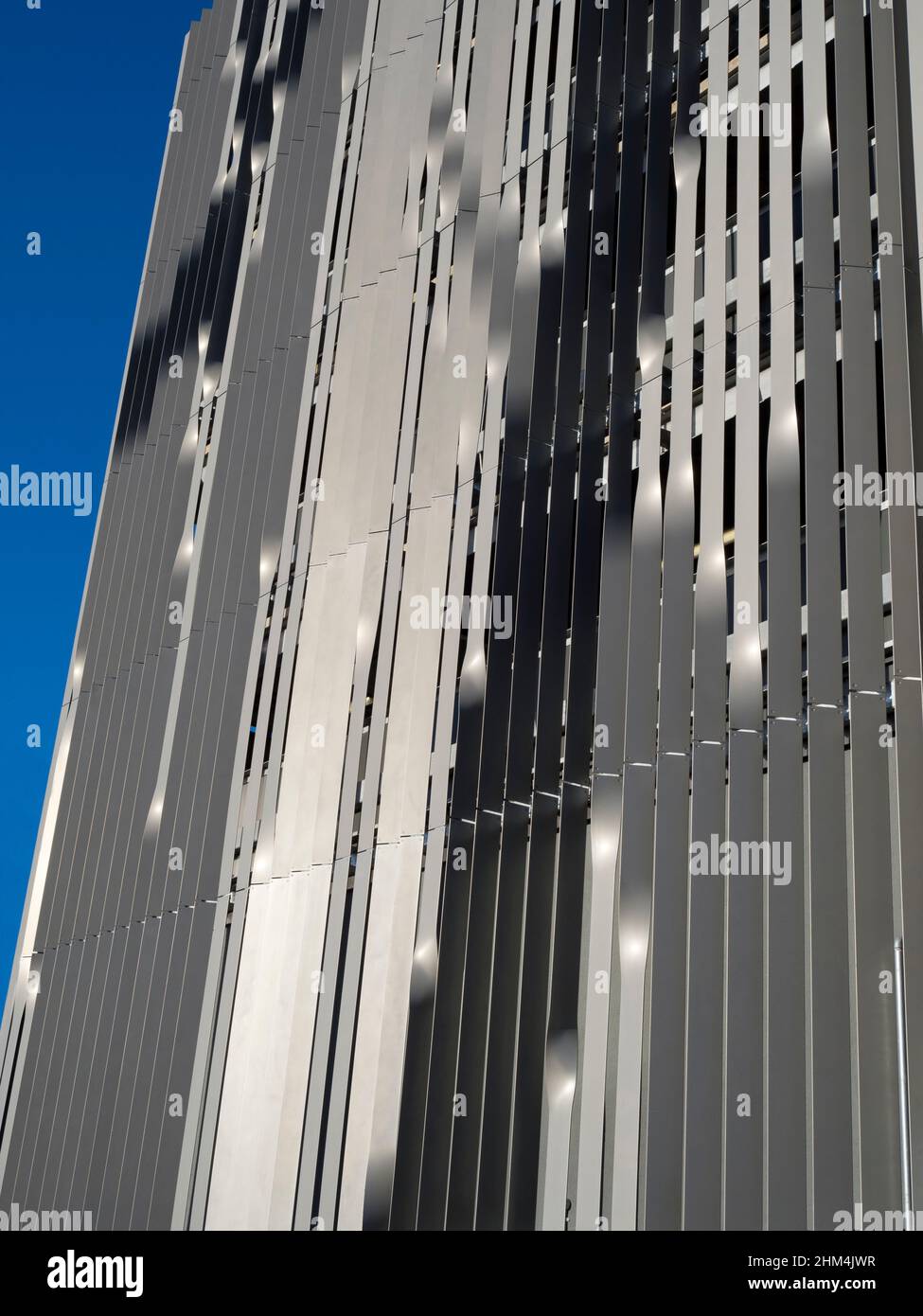 Façade of a car park in Headington, Oxford Stock Photo Alamy