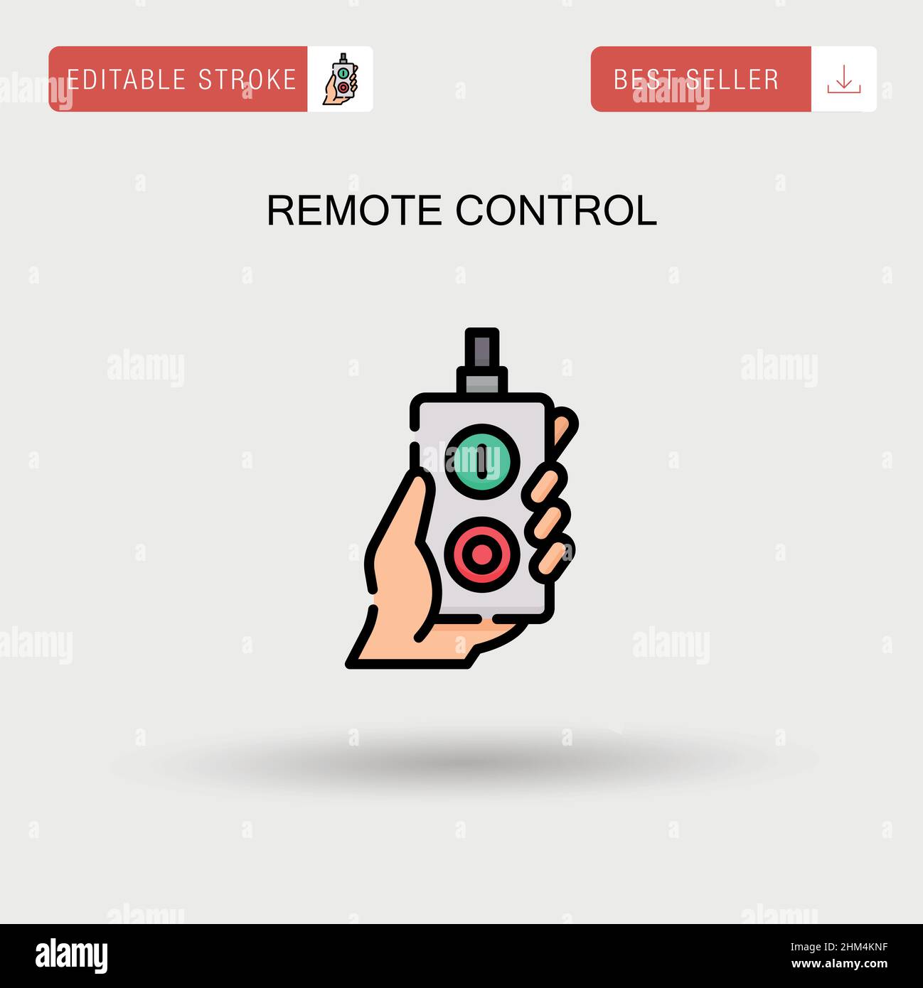 Control the tv Stock Vector Images - Alamy