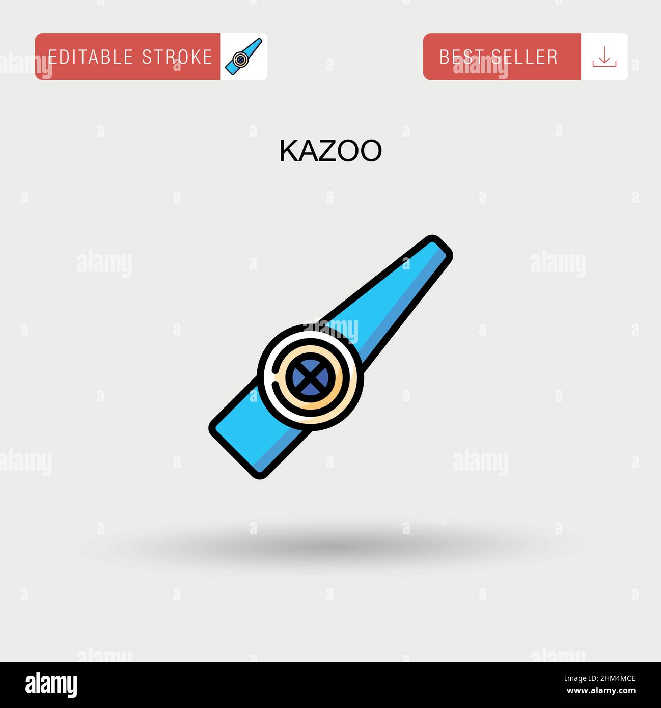 Kazoo instrument stock photo. Image of arts, flow, horn - 105527822
