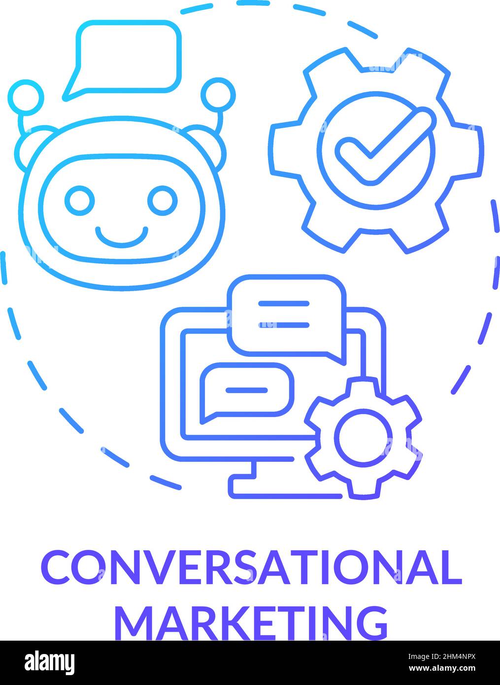Conversational Stock Vector Images - Alamy