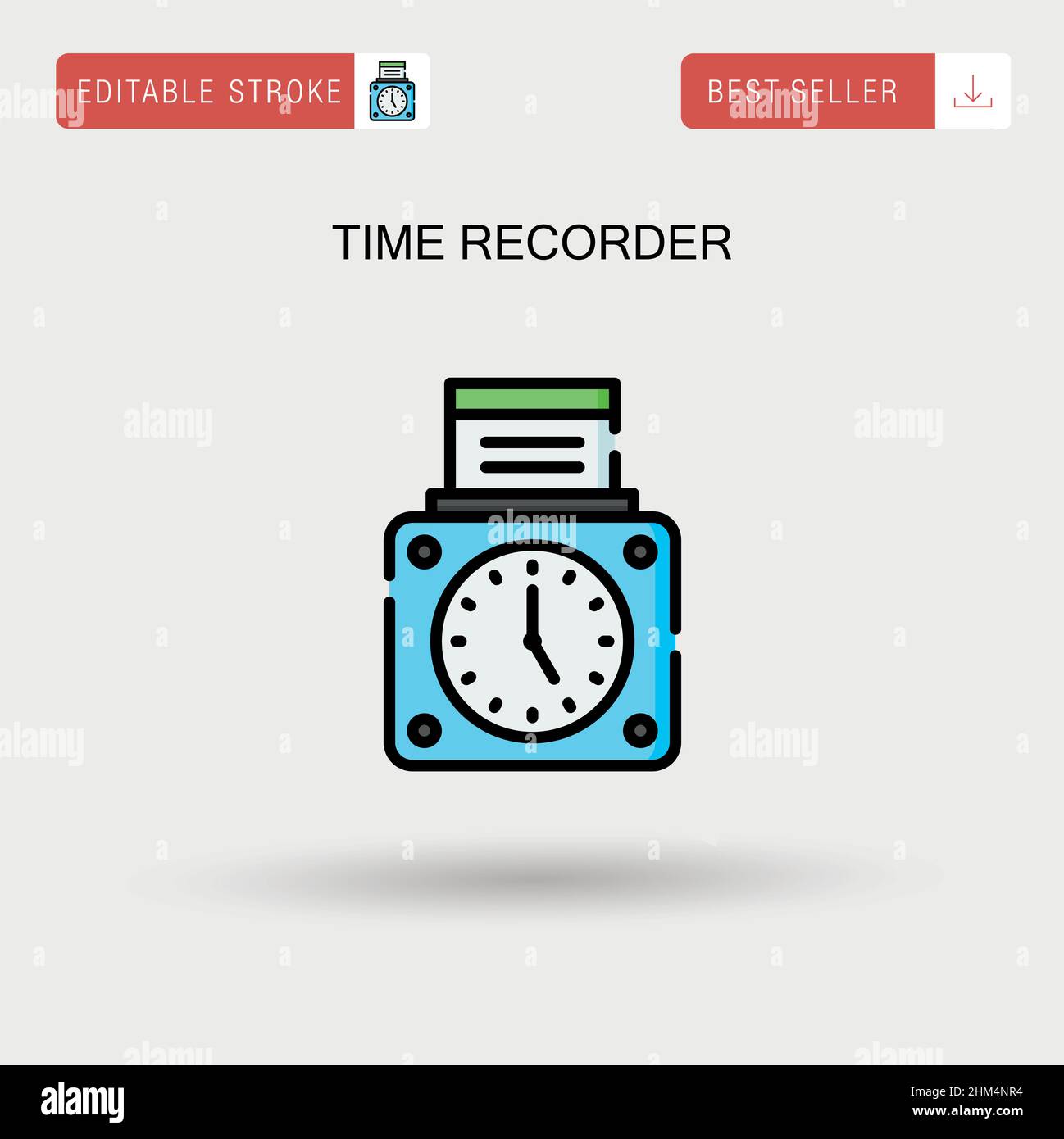 Digital time clock and time card hi-res stock photography and images ...